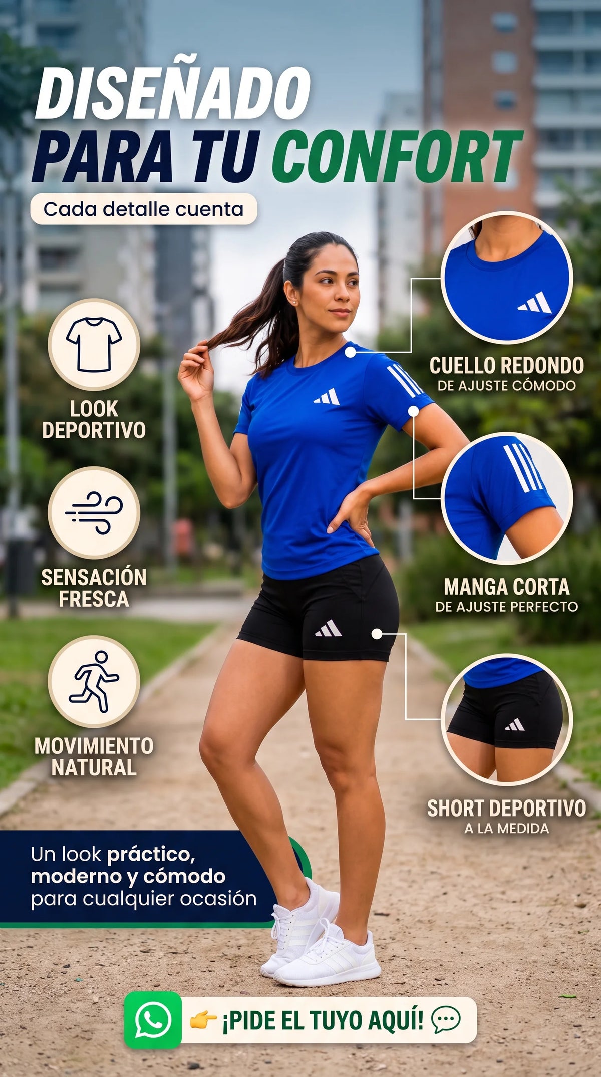 🏋️‍♀️Conjunto Deportivo Fresh Urban Mujer🏃‍♀️