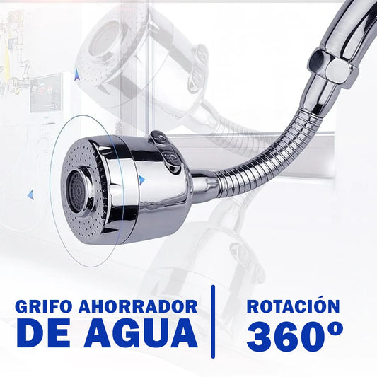 ADAPTADOR DE GRIFO AHORRADOR DE AGUA GIRATORIO🚿👌 ⭐⭐⭐⭐⭐