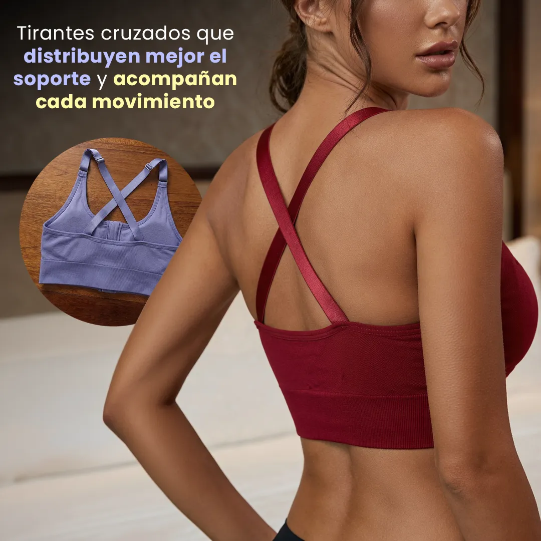 Brasier Premium Seamless Push Up de Alto Soporte - Paga 1 y lleva 3🤩
