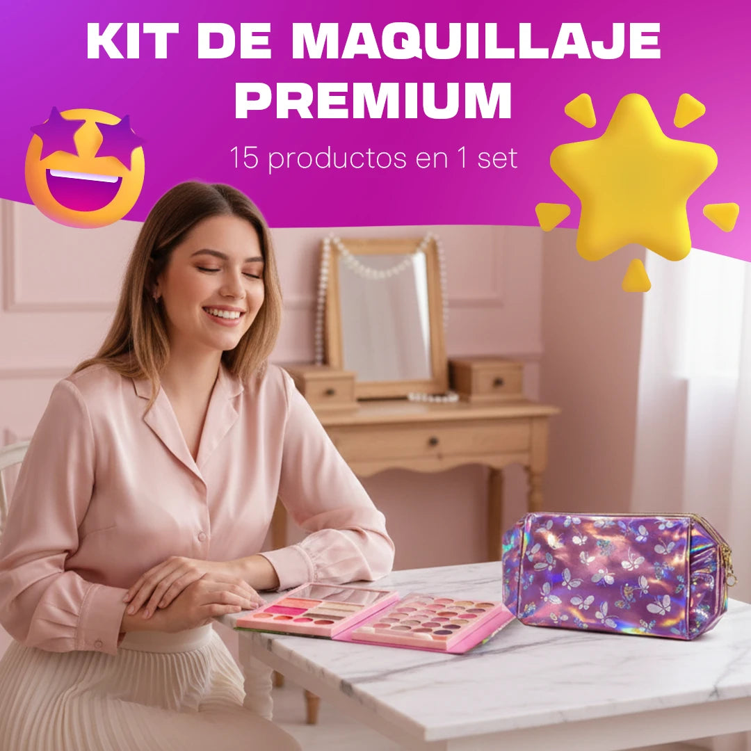 🌟Kit 15 productos maquillaje😍💄⭐⭐⭐⭐⭐