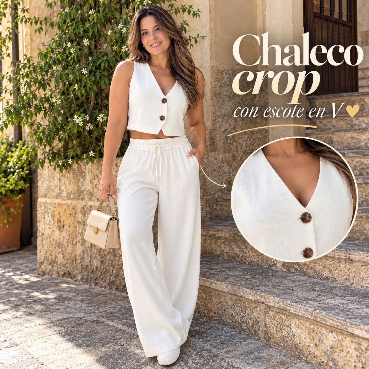 Conjunto Alessia - Tela fresca premium🌿✨