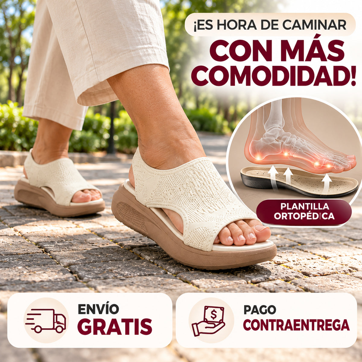 Sandalias ortopédicas Ultra Comfort ☁️✨